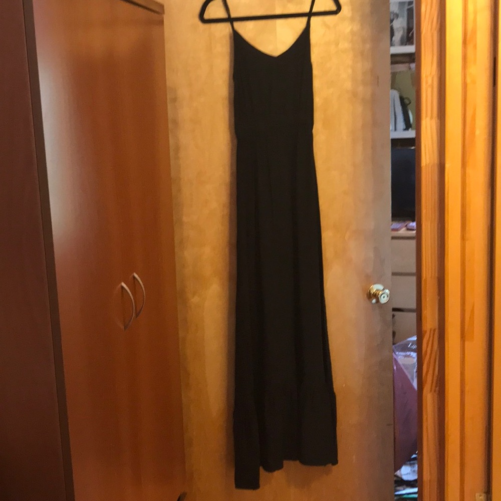 Cynthia Vincent black silk maxi dress - Picture 2 of 7